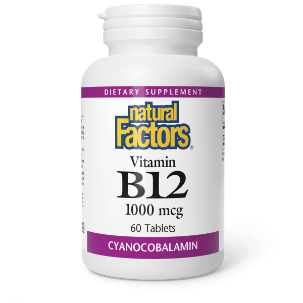 B12 Cyanocobalamin 1,000 mcg 60 Tablets, image-hi-res