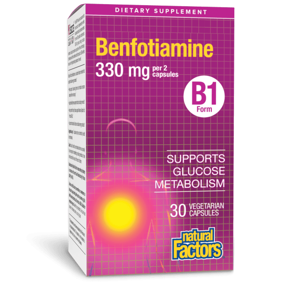 Benfotiamine 330 mg 30 Vegetarian Capsules, image-hi-res