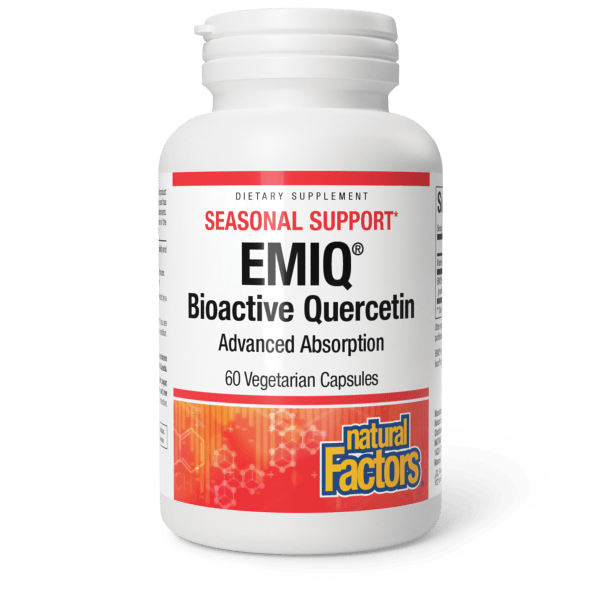 EMIQ® Bioactive Quercetin 50 mg 60 Vegetarian Capsules, image-hi-res