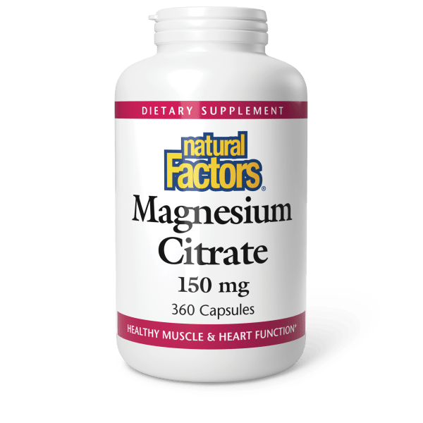 Magnesium Citrate 150 mg 360 Capsules, image-hi-res