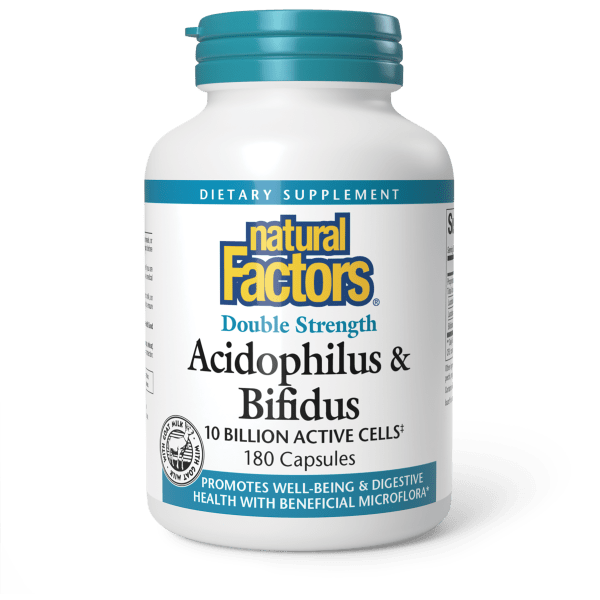 Acidophilus & Bifidus Double Strength 10 Billion 180 Capsules, image-hi-res