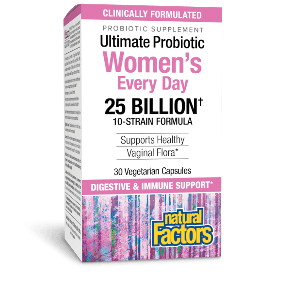 Ultimate Probiotic Women's Every Day 25 Billion 30 Vegetarian Capsules, image-hi-res
