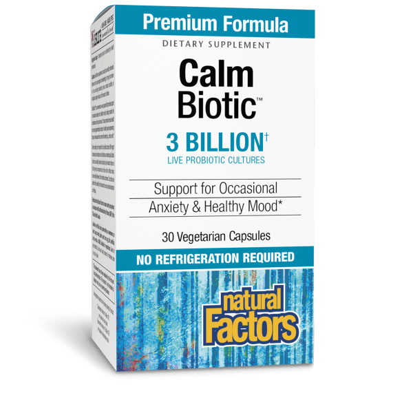 CalmBiotic™ 3 Billion 30 Vegetarian Capsules, image-hi-res
