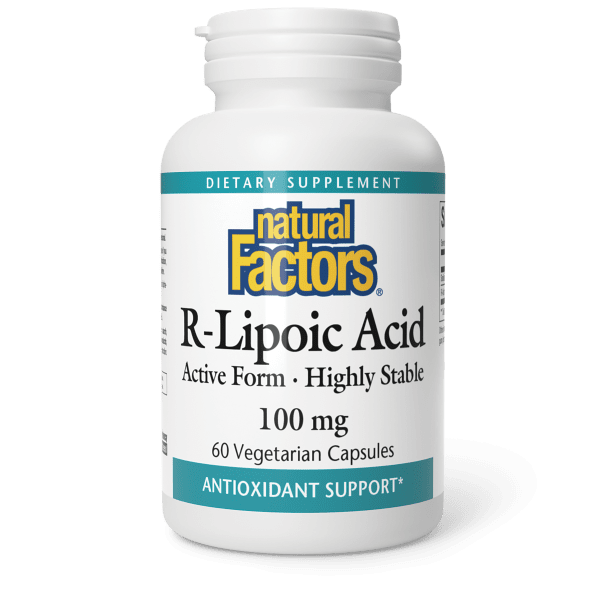 R-Lipoic Acid 100 mg 60 Vegetarian Capsules, image-hi-res