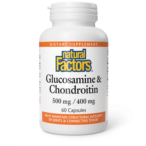 Glucosamine & Chondroitin 500 mg / 400 mg 60 Capsules, image-hi-res