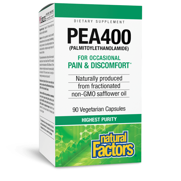 PEA400 400 mg 90 Vegetarian Capsules, image-hi-res
