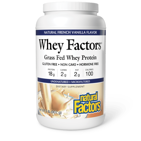 Grass Fed Whey Protein 2 lb Powder French Vanilla, image-hi-res