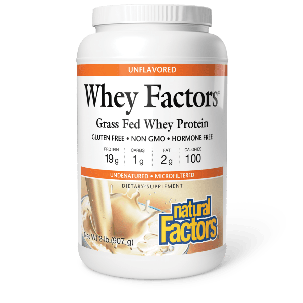Grass Fed Whey Protein 2 lb Powder Unflavored, image-hi-res