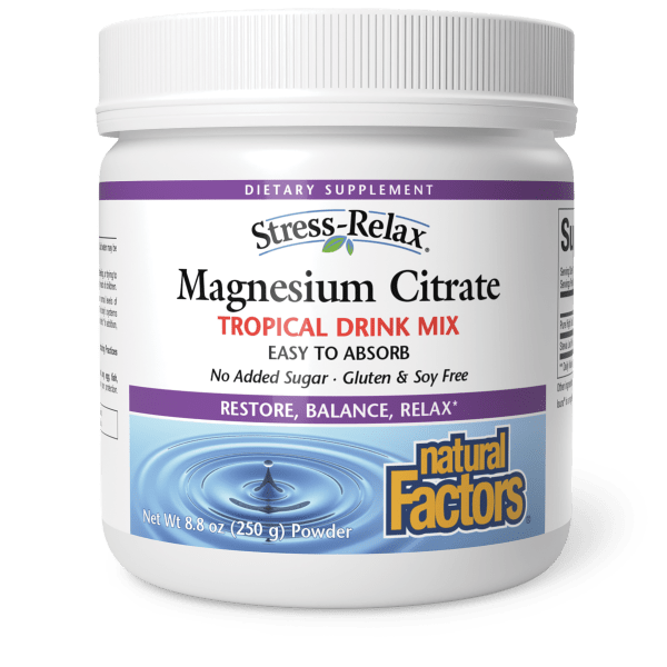 Magnesium Citrate 8.8 oz Powder Tropical, image-hi-res