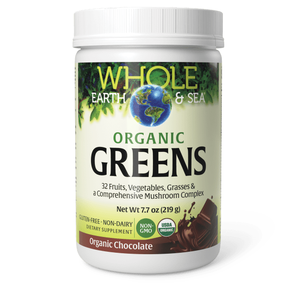 Organic Greens 7.7 oz Powder Chocolate, image-hi-res