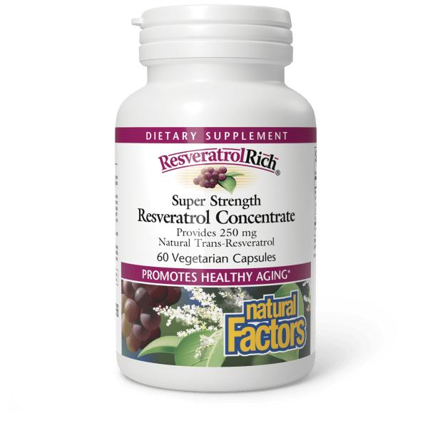 ResveratrolRich® Super Strength 500 mg 60 Vegetarian Capsules, image-hi-res