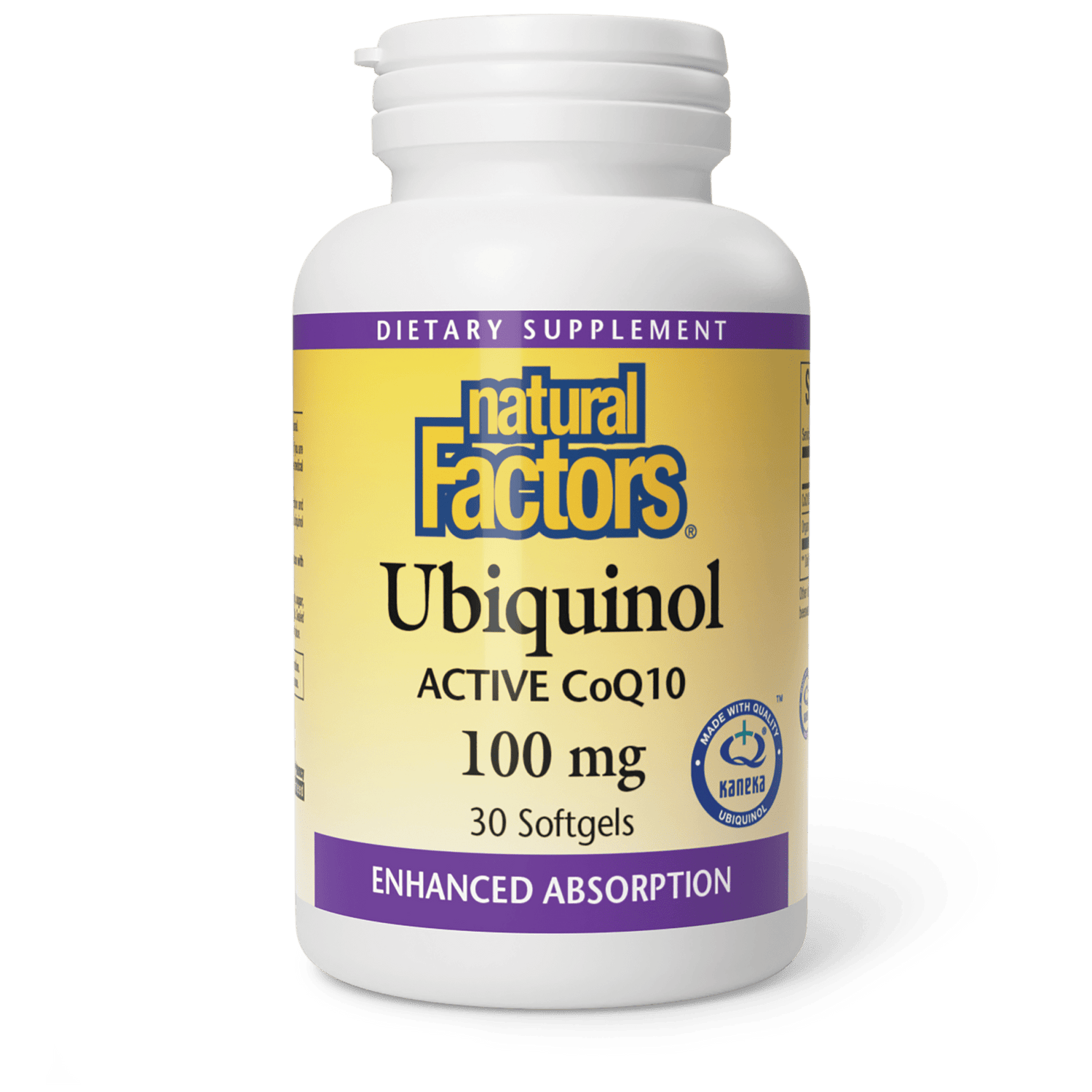 Ubiquinol Active CoQ10 for Natural Factors |variant|hi-res|20727U