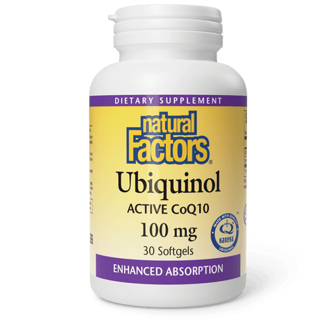 Ubiquinol Active CoQ10 for Natural Factors |variant|hi-res|20727U