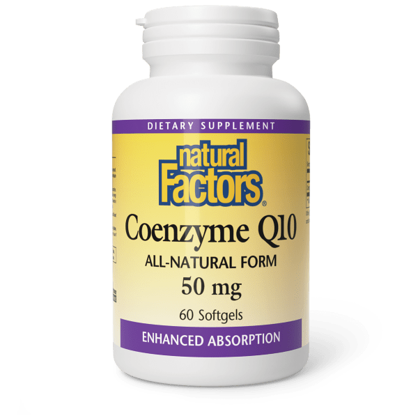 Coenzyme Q10 100 % Natural 50 mg