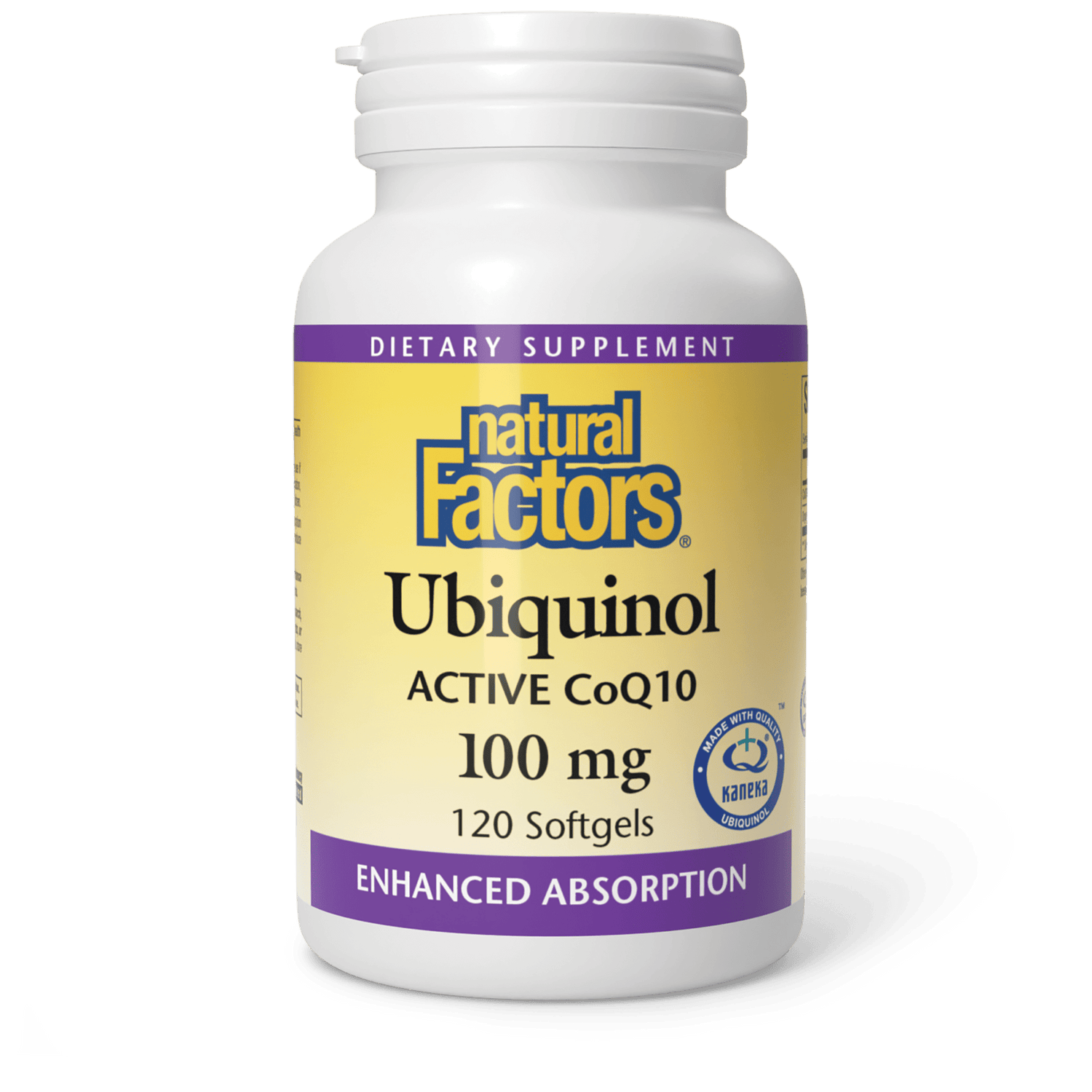 Ubiquinol Active CoQ10 for Natural Factors |variant|hi-res|20728U
