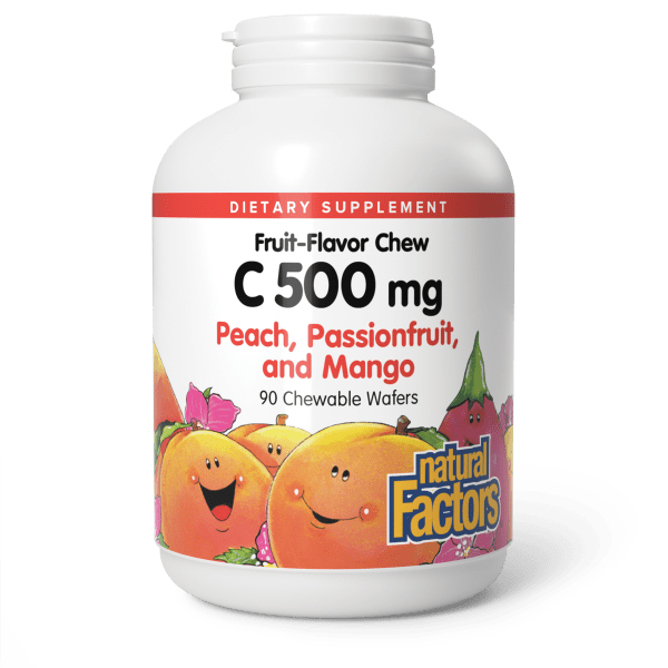 Vitamin C 500 mg Chewable (Peach)