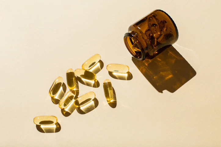 Fish oil capsules