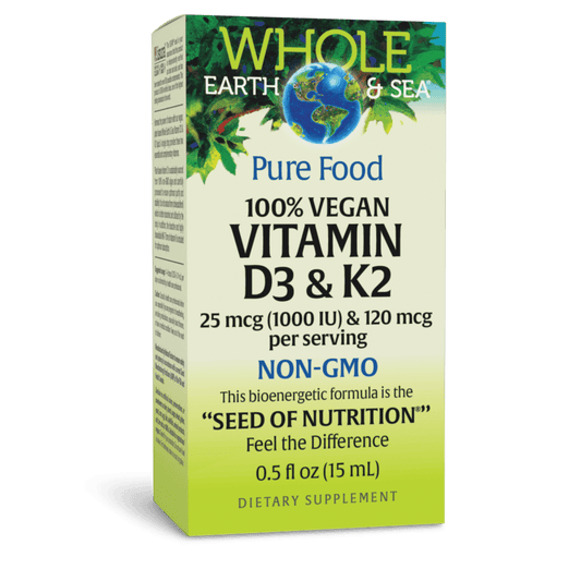 100% Vegan Vitamin D3 & K2