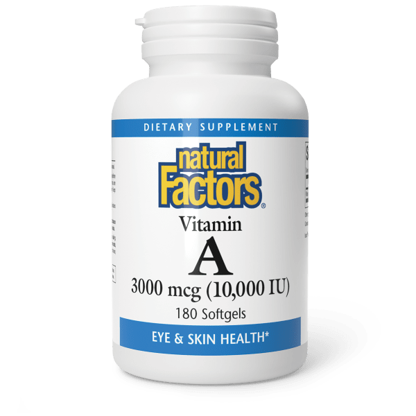 Vitamin A  3000 mcg (10,000 IU)  180 Softgels, image-hi-res