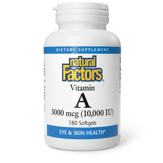 Vitamin A  3000 mcg (10,000 IU)  180 Softgels, image-hi-res