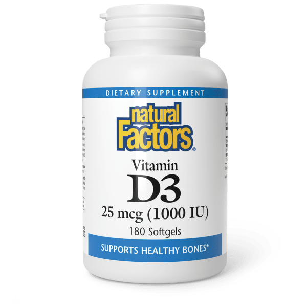Vitamin D3  25 mcg (1,000 IU)  180 Softgels, image-hi-res