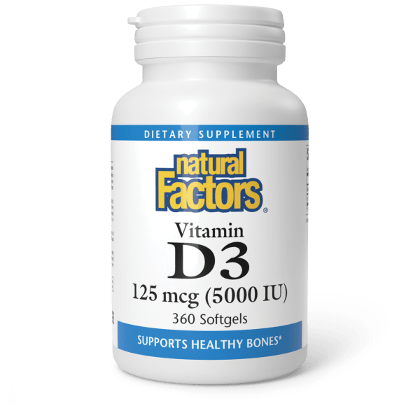 Vitamin D3  125 mcg (5,000 IU)  360 Softgels, image-hi-res