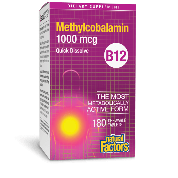 B12 Methylcobalamin  1,000 mcg  180 Chewable Tablets, image-hi-res