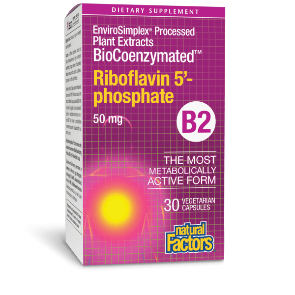 Riboflavin 5’-phosphate  50 mg  30 Vegetarian Capsules, image-hi-res
