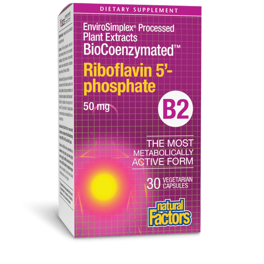Riboflavin 5’-phosphate  50 mg  30 Vegetarian Capsules, image-hi-res