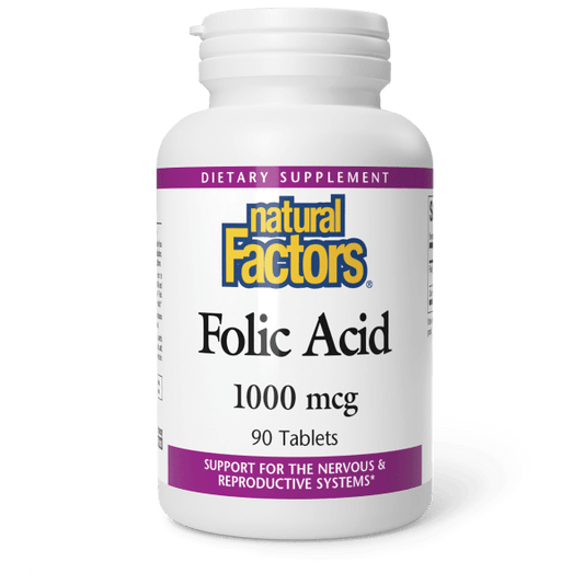 Folic Acid  1,000 mcg  90 Tablets, image-hi-res