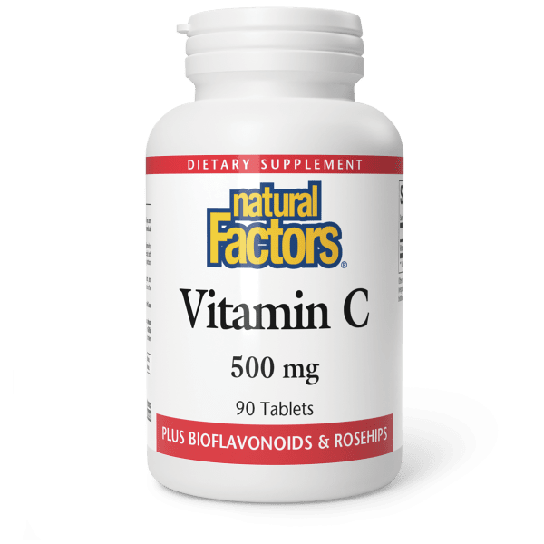 Vitamin C with Bioflavonoids & Rosehip  500 mg  90 Tablets, image-hi-res