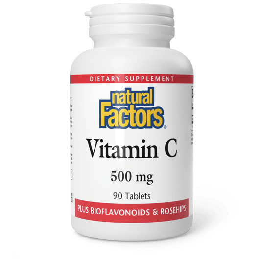 Vitamin C with Bioflavonoids & Rosehip  500 mg  90 Tablets, image-hi-res