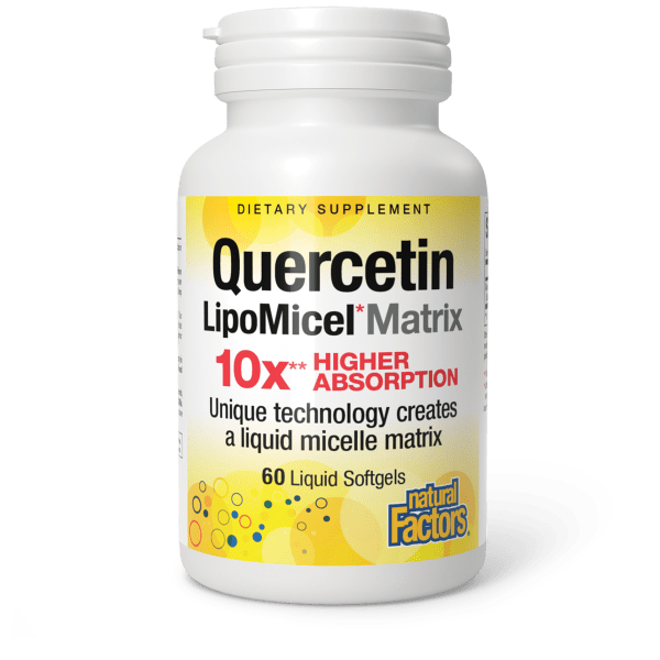 Quercetin LipoMicel Matrix  250 mg  60 Softgels, image-hi-res