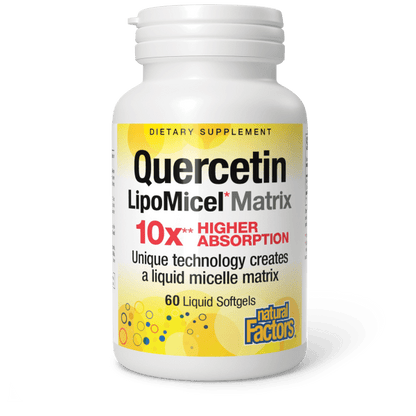 Quercetin LipoMicel Matrix  250 mg  60 Softgels, image-hi-res