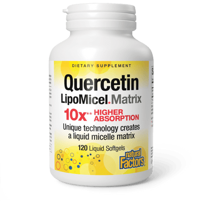 Quercetin LipoMicel Matrix  250 mg  120 Softgels, image-hi-res