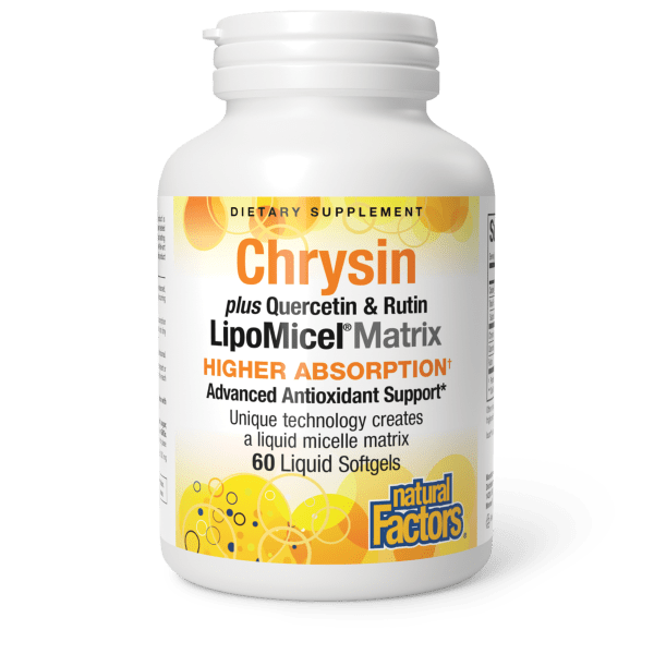 Chrysin LipoMicel® Matrix   60 Softgels, image-hi-res