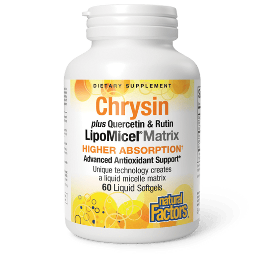 Chrysin LipoMicel® Matrix   60 Softgels, image-hi-res