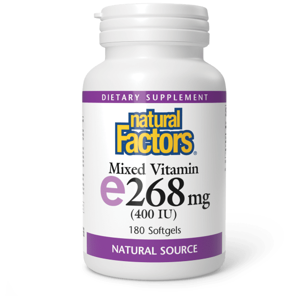 Vitamin E with Mixed Tocopherols  268 mg (400 IU)  180 Softgels, image-hi-res