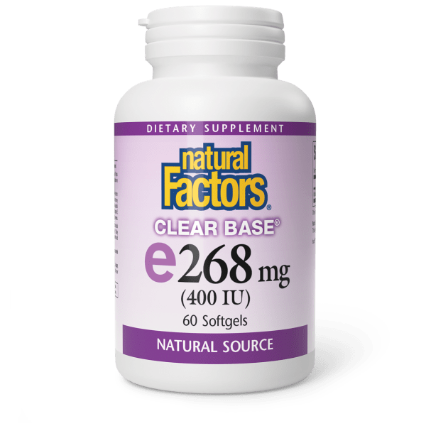 Vitamin E ClearBase® Purest Form of "E"  268mg (400 IU)  60 Softgels, image-hi-res