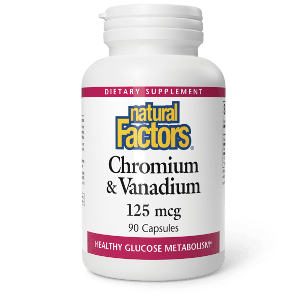 Chromium & Vanadium  100 mcg & 25 mcg  90 Capsules, image-hi-res