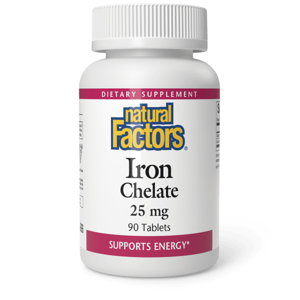 Iron Chelate  25 mg  90 Tablets, image-hi-res