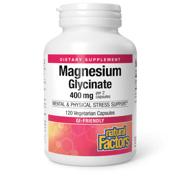 Magnesium Glycinate    400 mg  120 Vegetarian Capsules, image-hi-res