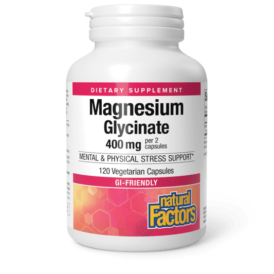 Magnesium Glycinate    400 mg  120 Vegetarian Capsules, image-hi-res