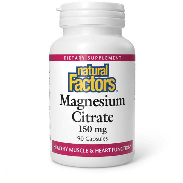 Magnesium Citrate  150 mg  90 Capsules, image-hi-res