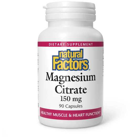 Magnesium Citrate  150 mg  90 Capsules, image-hi-res