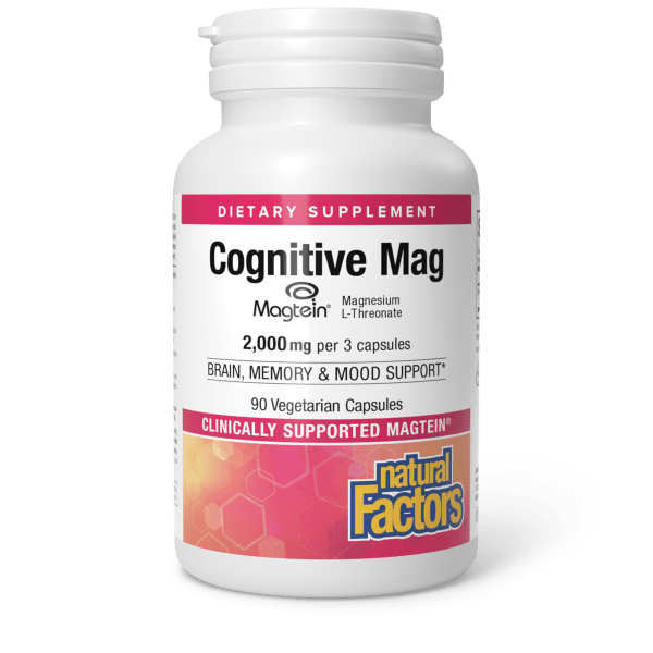 Cognitive Magnesium L-Threonate  2,000 mg per 3 capsules  90 Vegetarian Capsules, image-hi-res