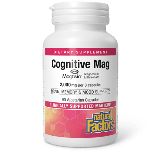 Cognitive Magnesium L-Threonate  2,000 mg per 3 capsules  90 Vegetarian Capsules, image-hi-res