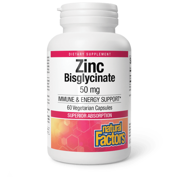 Zinc Bisglycinate  50 mg  60 Vegetarian Capsules, image-hi-res