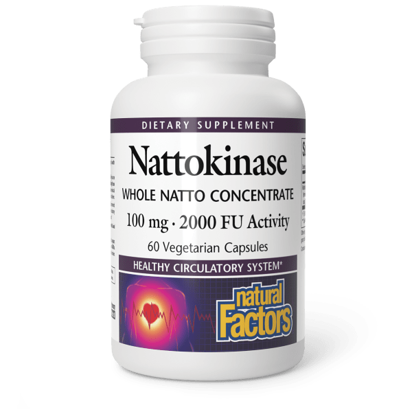 Nattokinase  100 mg  60 Vegetarian Capsules, image-hi-res