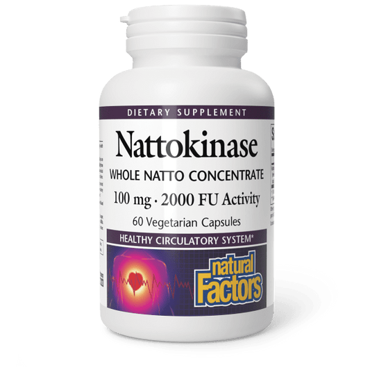 Nattokinase  100 mg  60 Vegetarian Capsules, image-hi-res